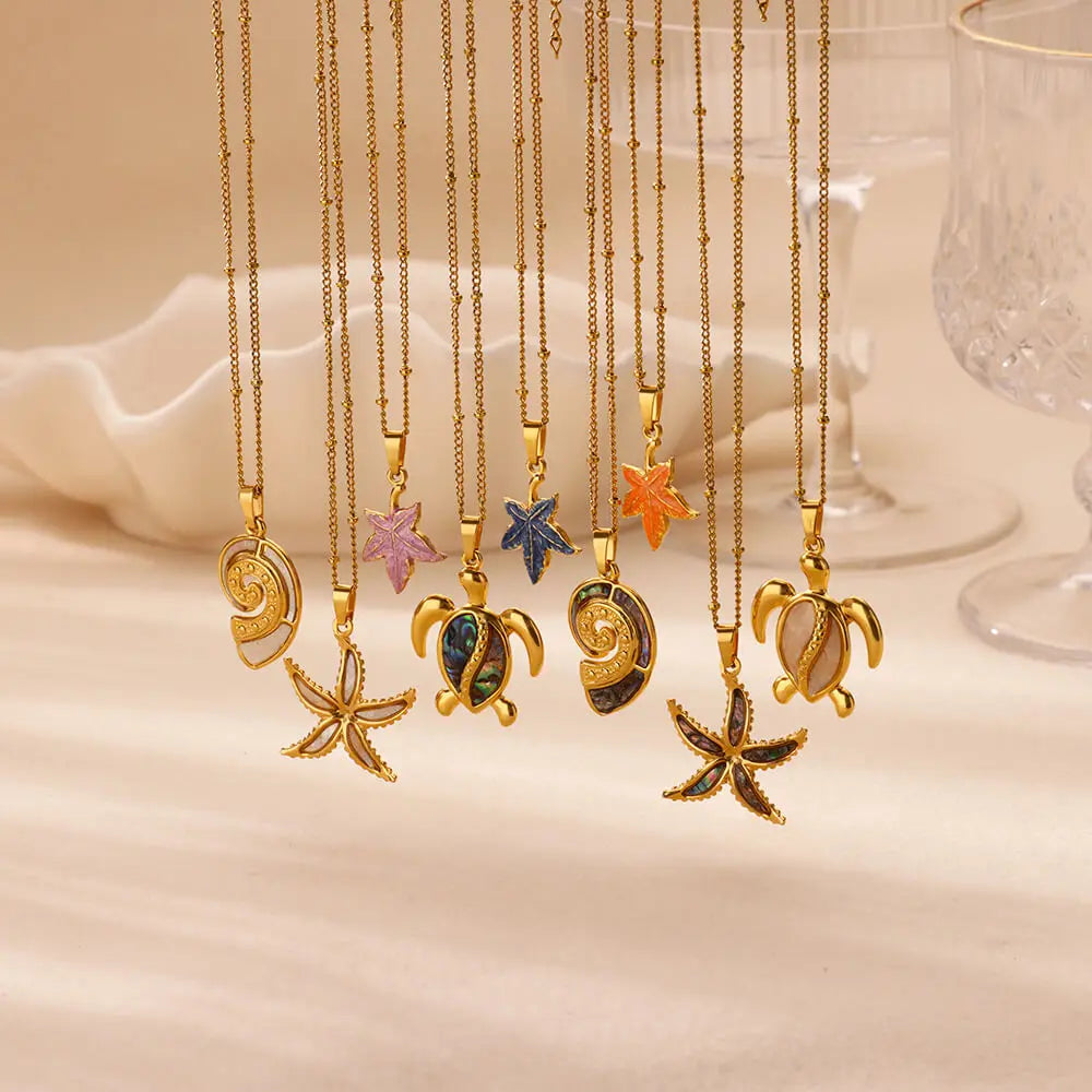 Stainless Steel Gold Plated Necklace