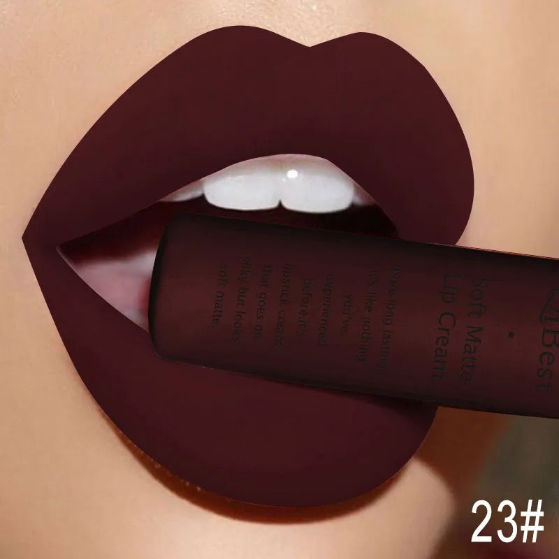 Nude Waterproof Matte Lip Gloss Liquid Lipstick/Lipgloss For Women