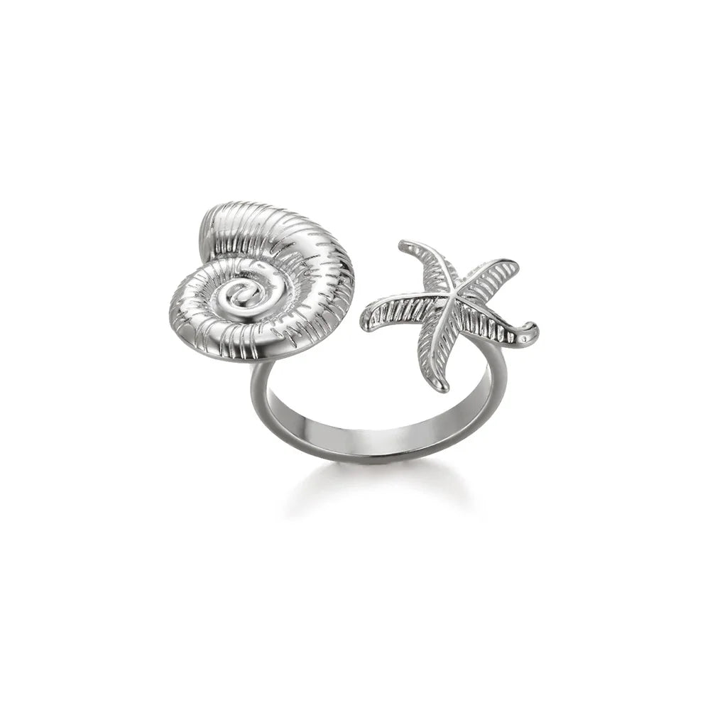 Elegant Gold Stainless Steel Rings For Women