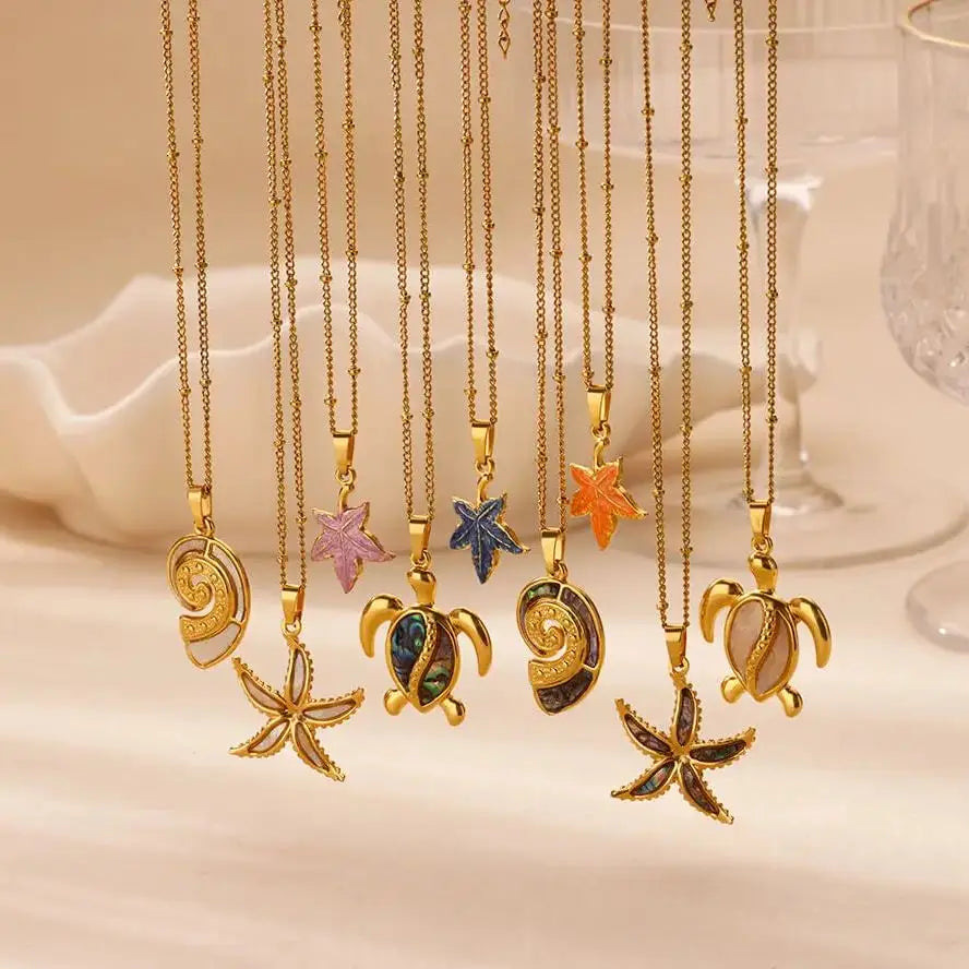 Stainless Steel Gold Plated Necklace