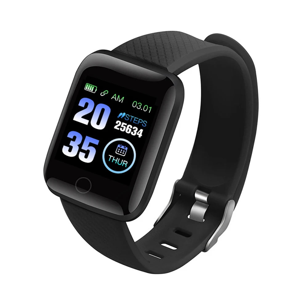 116 Plus Smart Watch Fitness Tracker Heart Rate Monitor