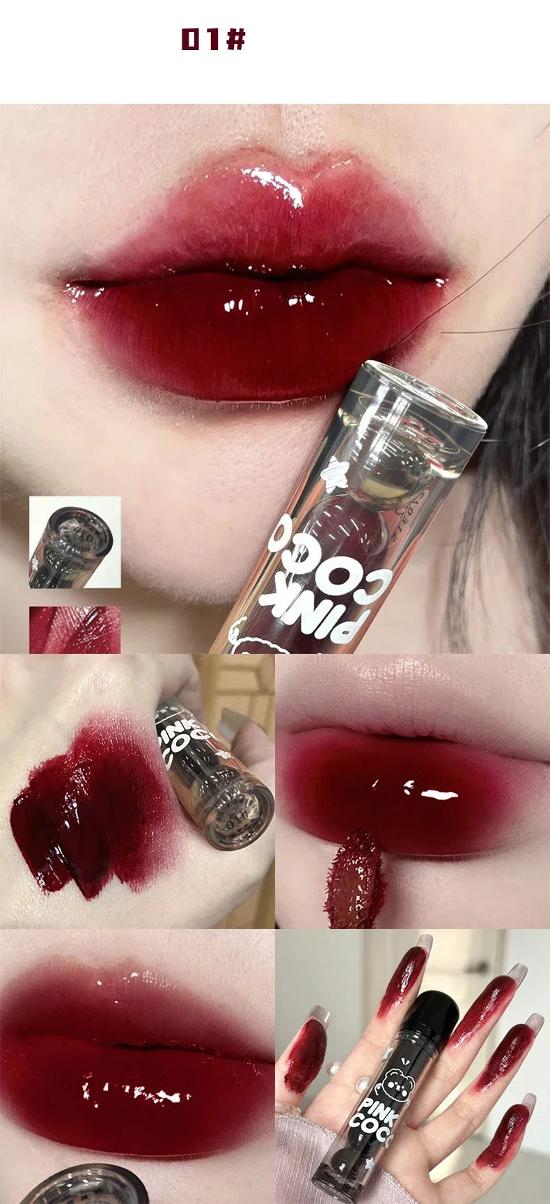 Lip Glaze Water Light Moisturizing Non-stick Lipstick