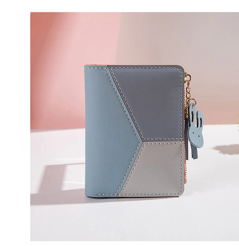 Women's PU Leather Small Zipper Coin Purses/wallet