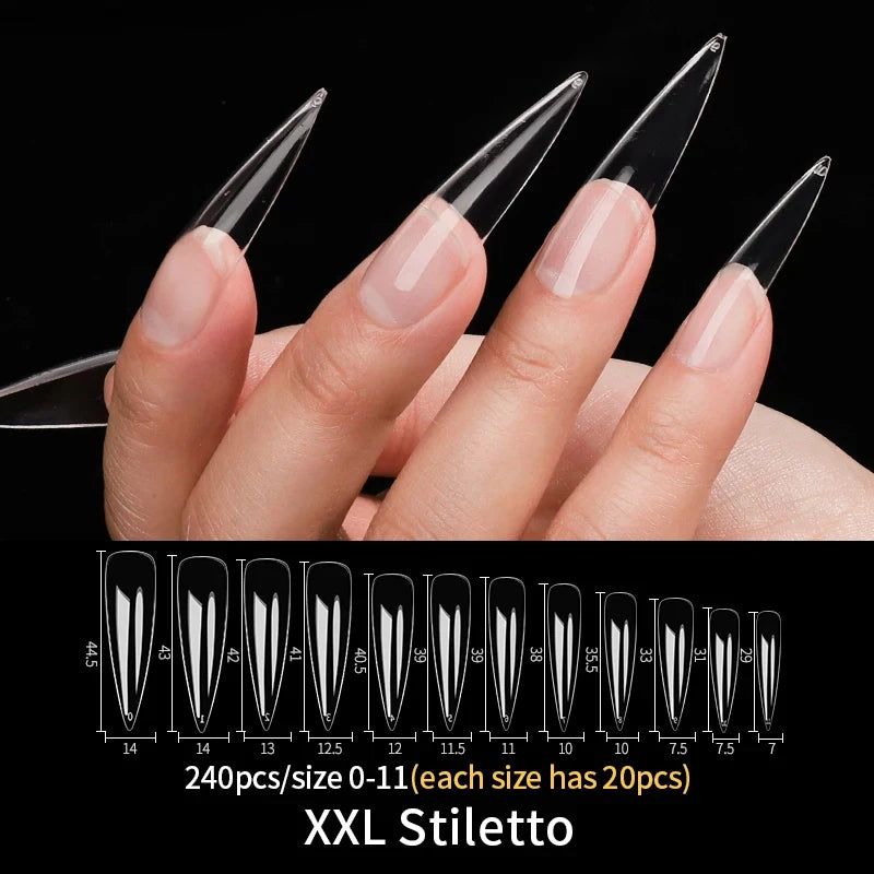 Press on Clear Nail Extensions