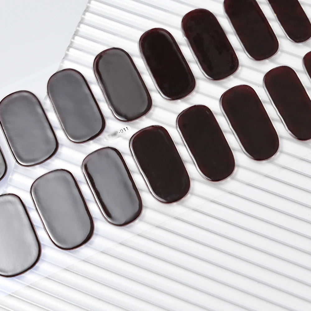 UV/LED Lamp Gel Nail Polish Wraps Long-Lasting Full Cover