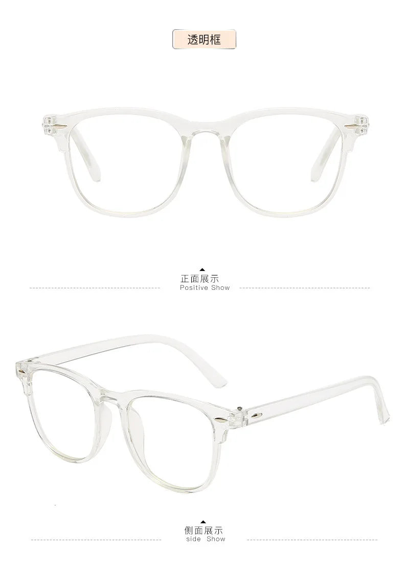Transparent Black Eyeglasses For Shortsighted Man/Woman