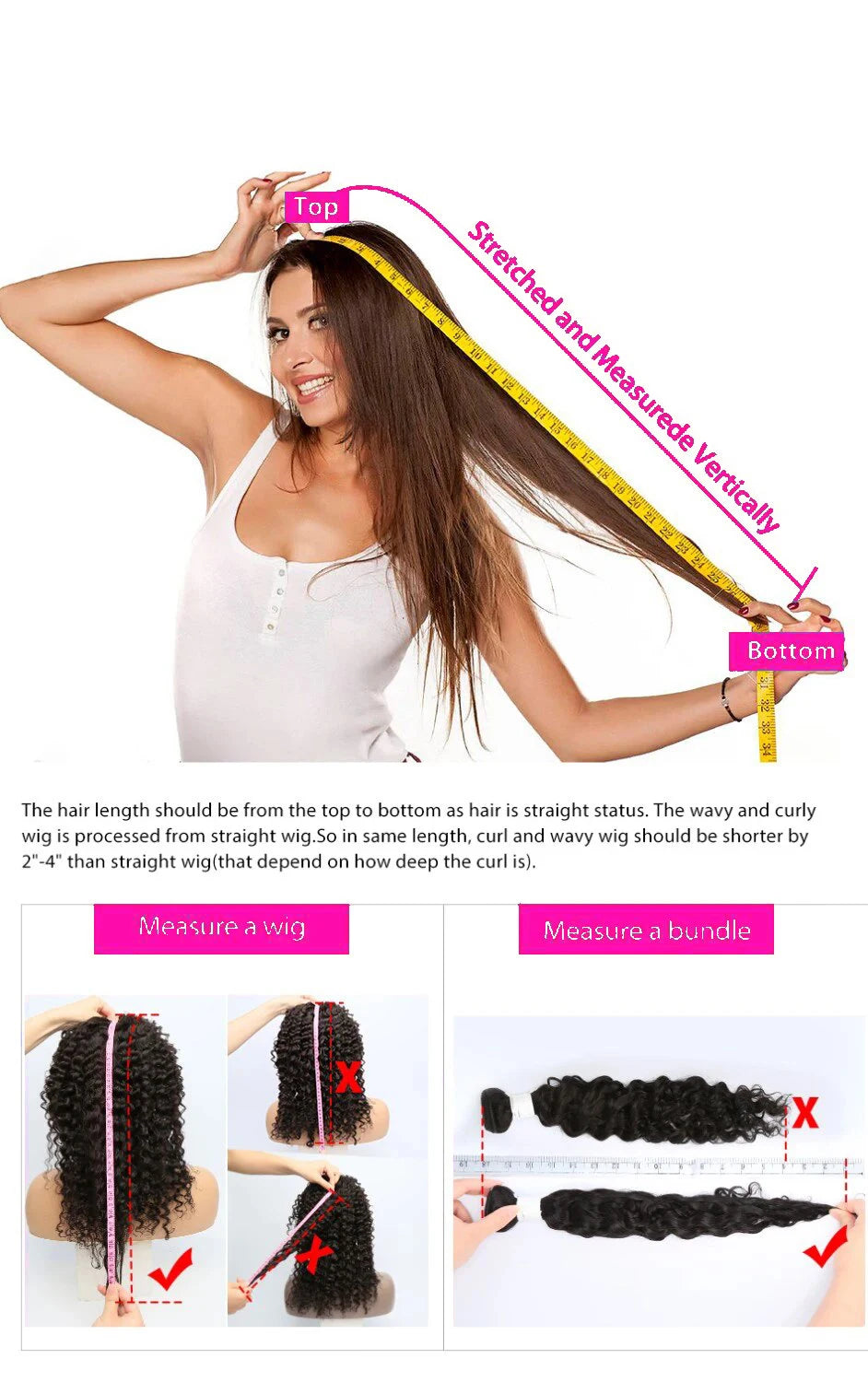 Brazilian Virgin Human Hair With Deep Wave Bundles & Closure