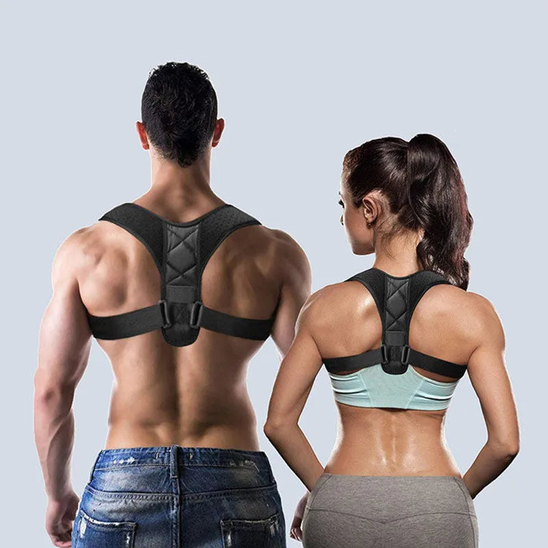 Adjustable Upper Back Brace Posture Corrector for Men/Women