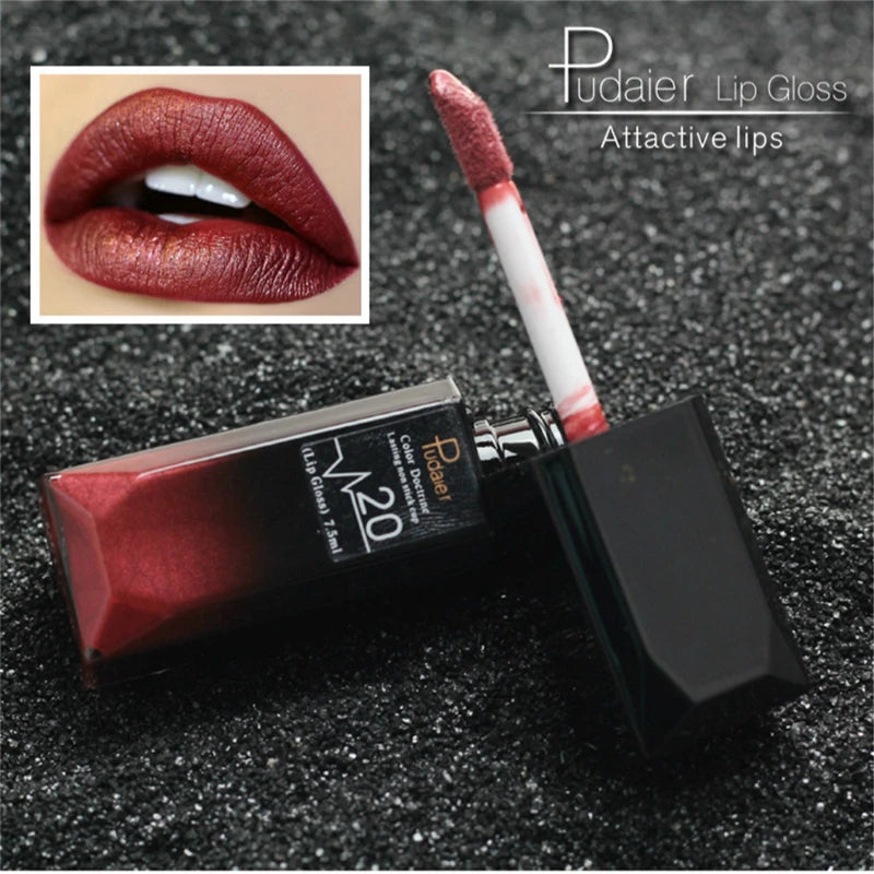 Nude Matte Waterproof Liquid Lipstick Moisturizer