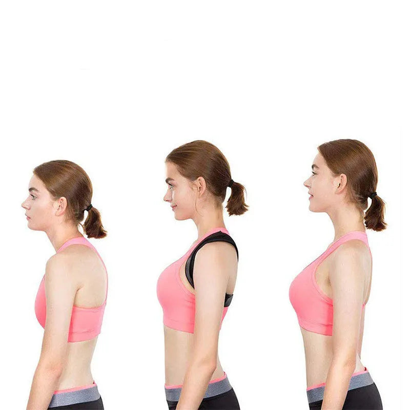 Adjustable Upper Back Brace Posture Corrector for Men/Women