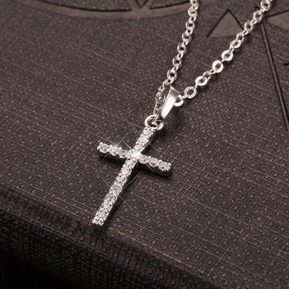 Fashion  Crystal Cross Pendants