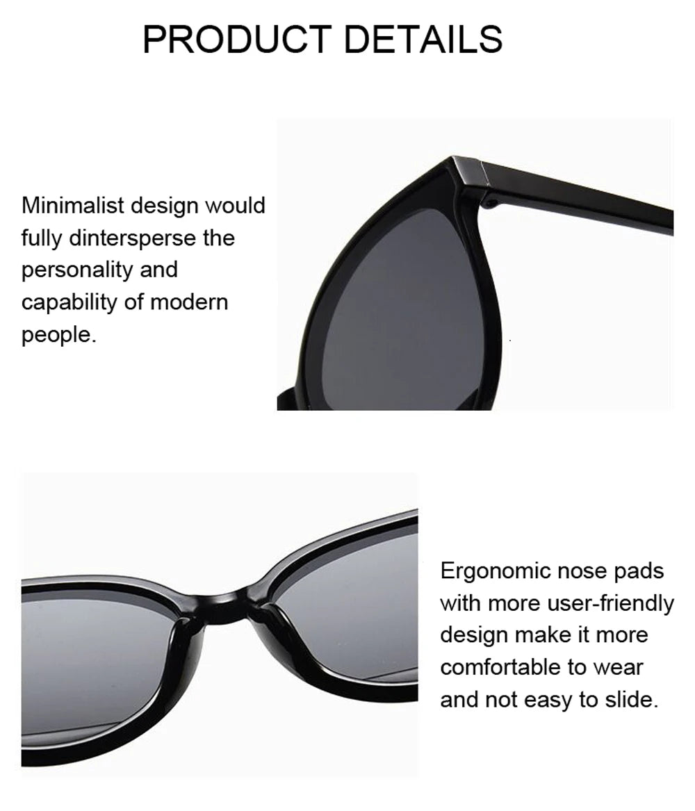 UV400 Classic Vintage Metal Mirror Sun Glasses for Female