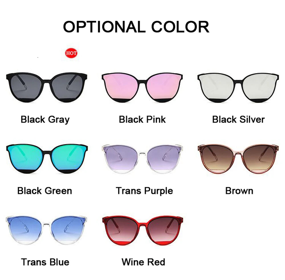 UV400 Classic Vintage Metal Mirror Sun Glasses for Female