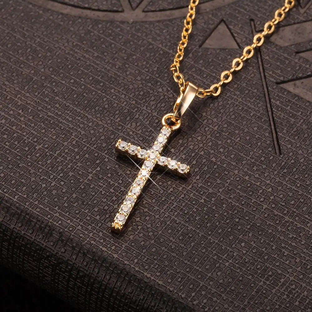Fashion  Crystal Cross Pendants