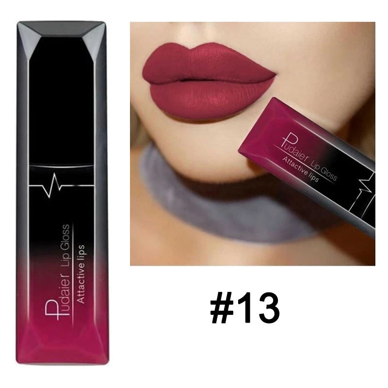 Nude Matte Waterproof Liquid Lipstick Moisturizer