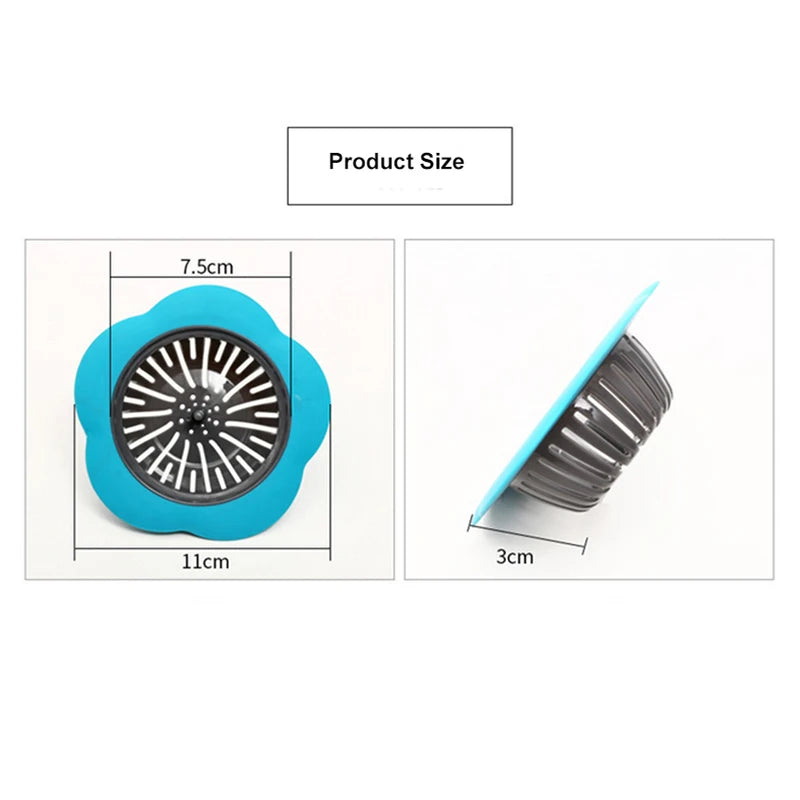 Flower Shaped Silicone Sink Strainer