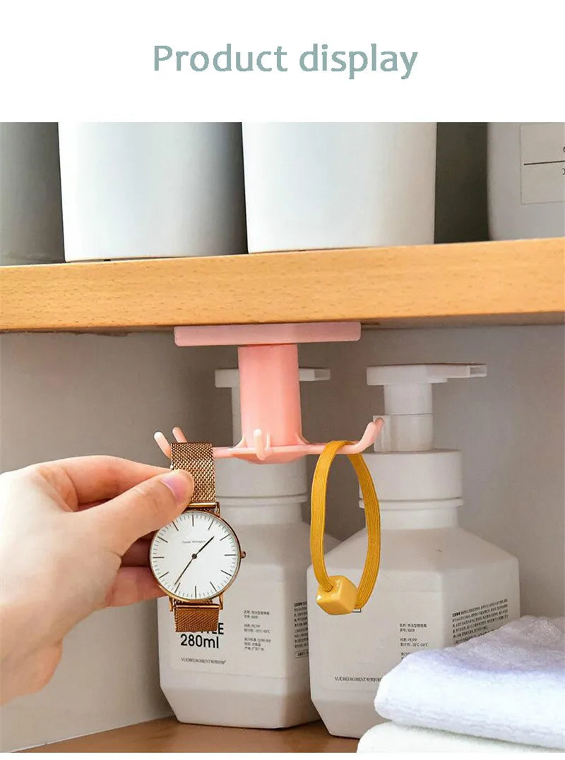 Kitchen 360 Rotatable Hook Wall Hanger