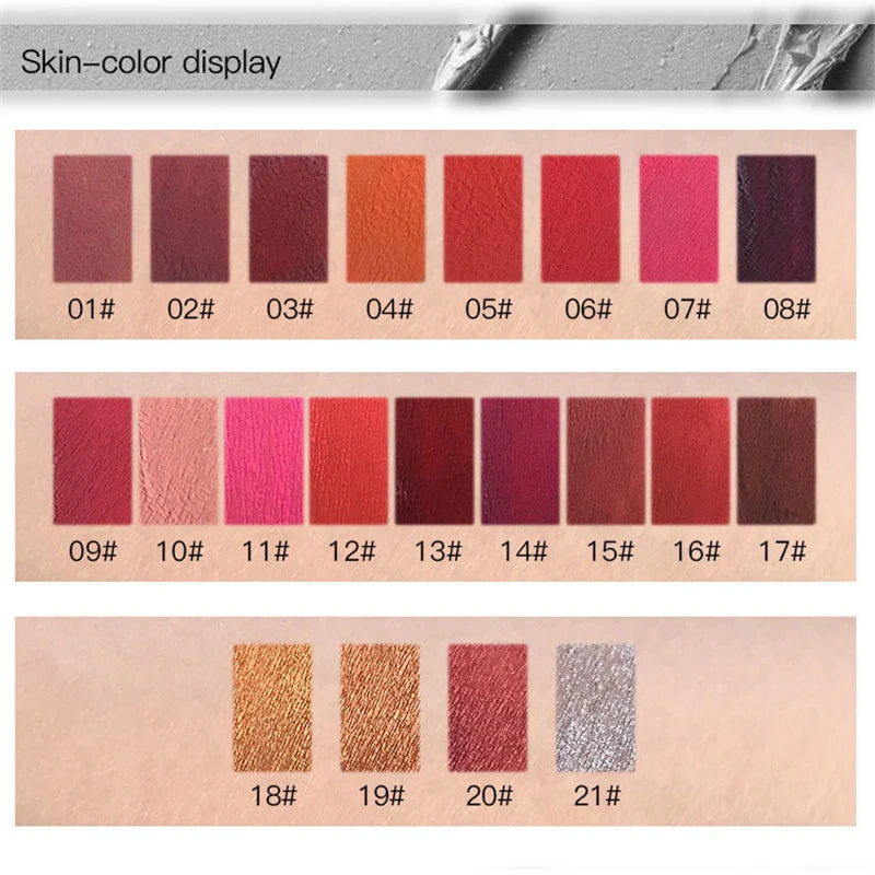 Nude Matte Waterproof Liquid Lipstick Moisturizer