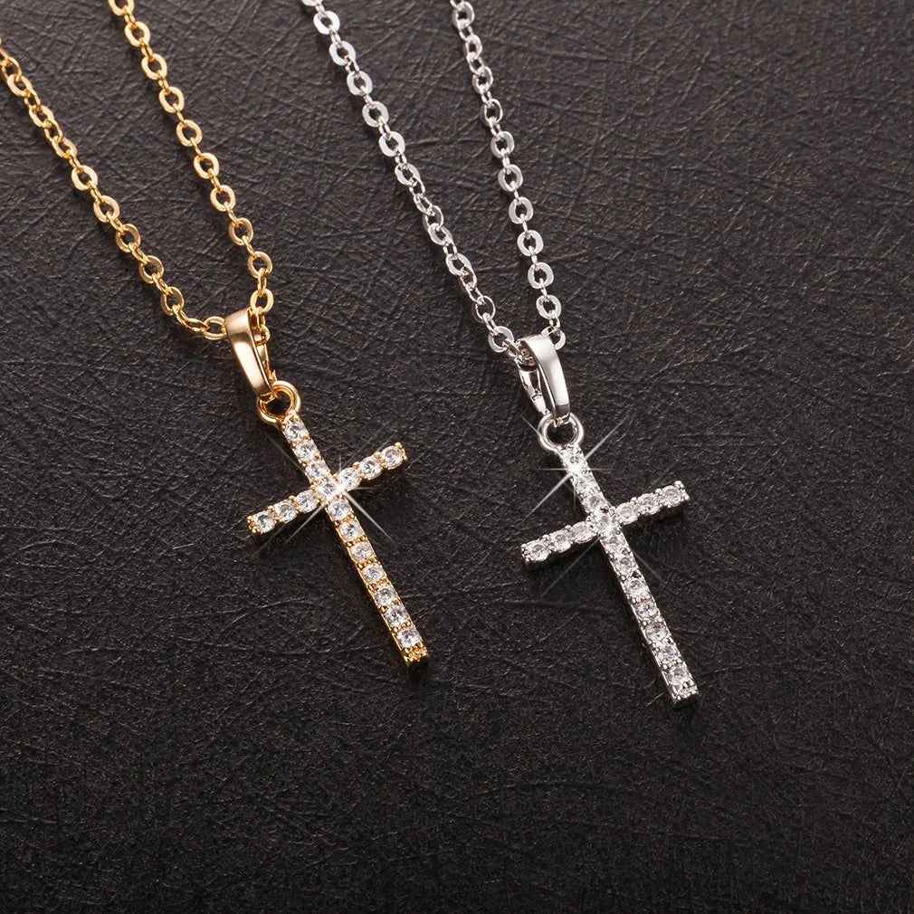 Fashion  Crystal Cross Pendants