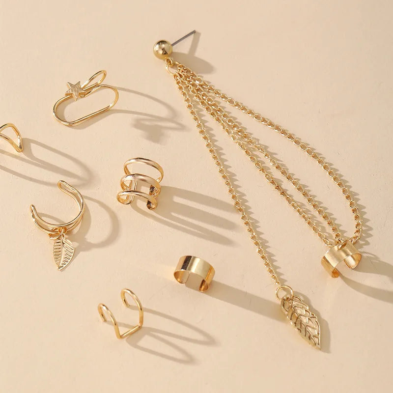 Ear Cuff, Non-Piercing Ear Clips Set