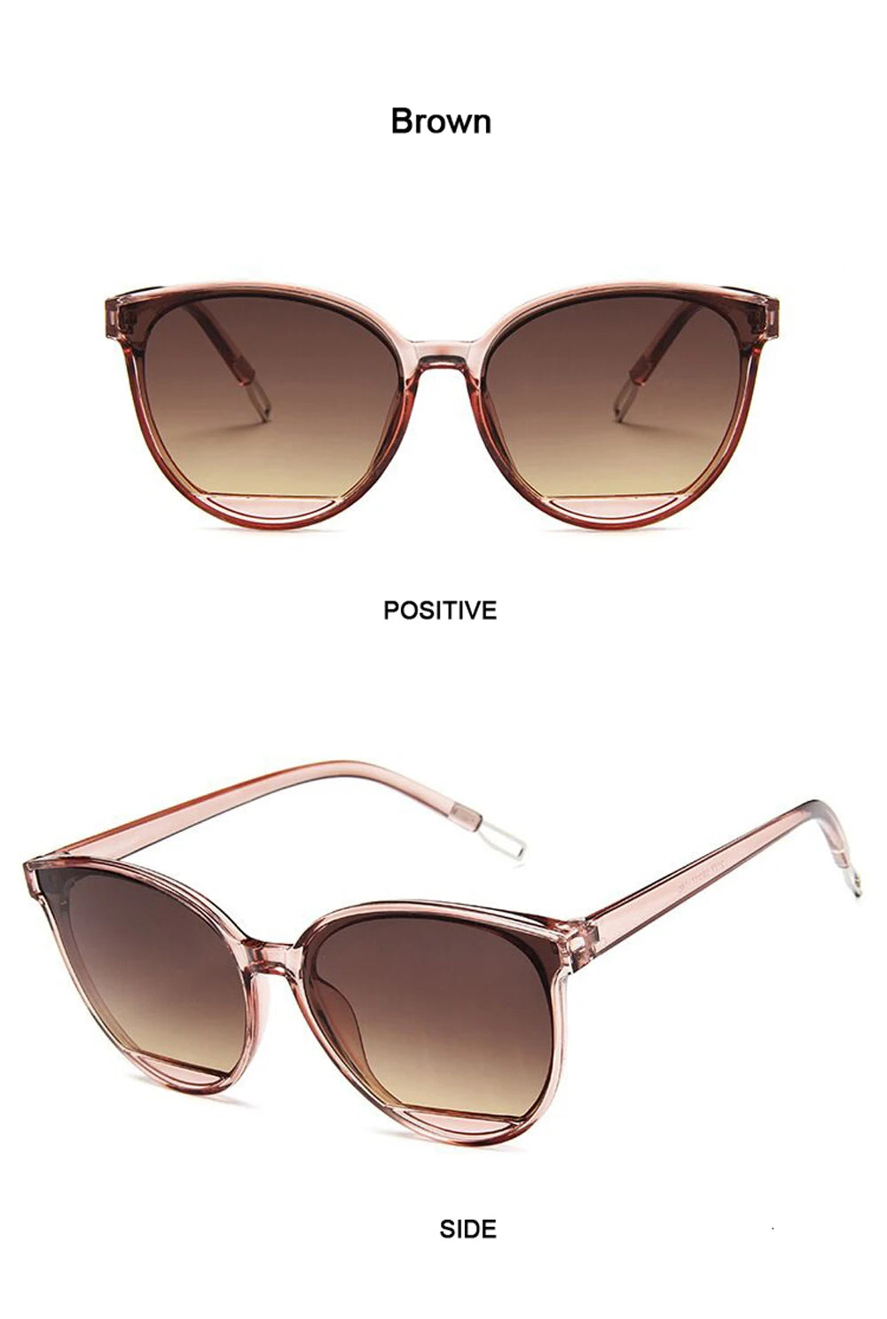 UV400 Classic Vintage Metal Mirror Sun Glasses for Female