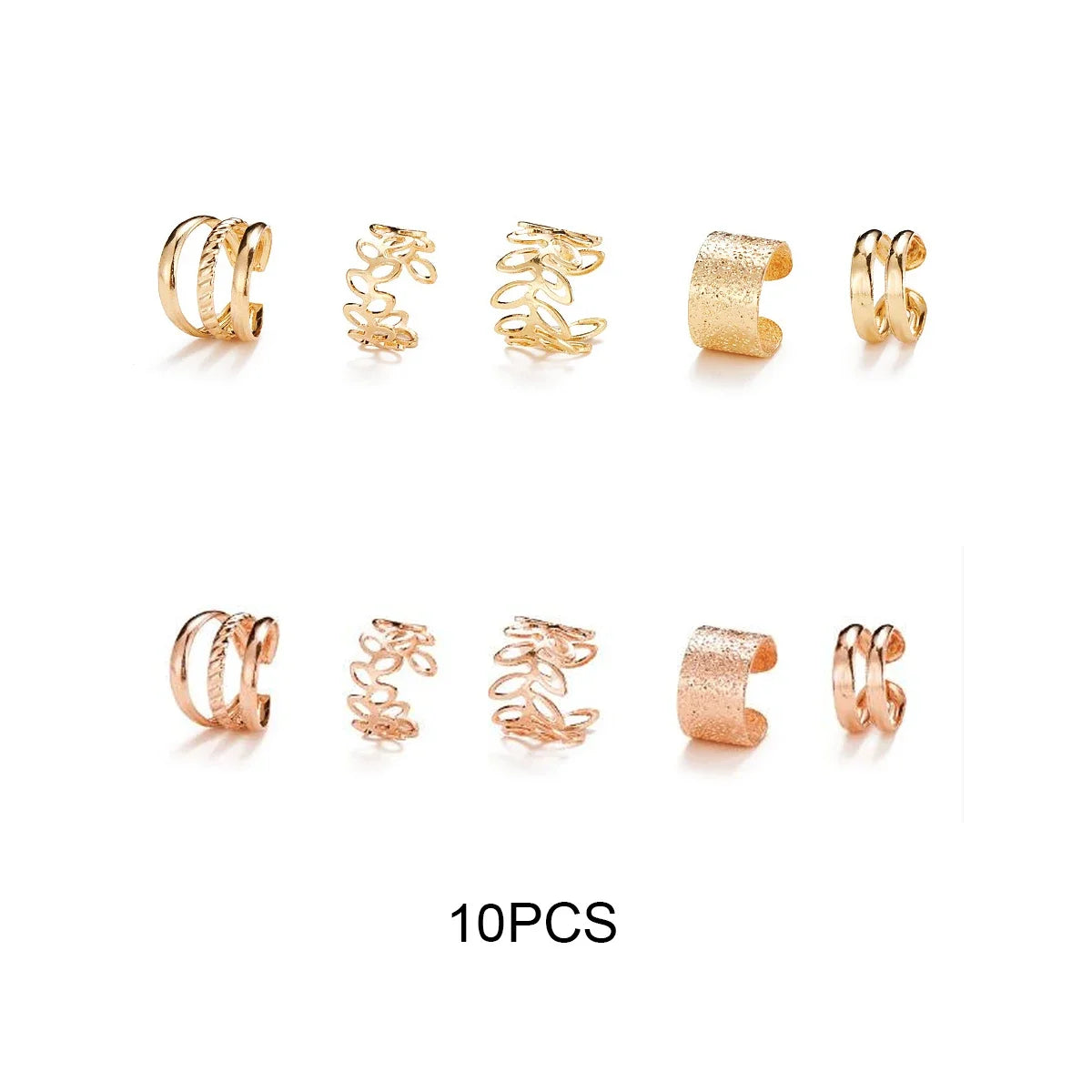 Ear Cuff, Non-Piercing Ear Clips Set