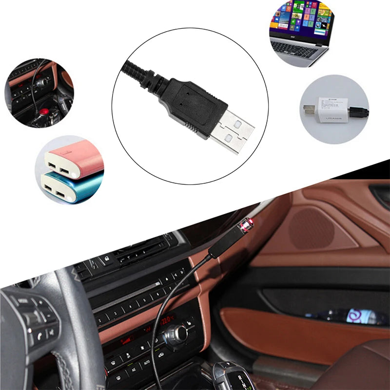 Mini Starry Laser Projector Lights for Car Interior  Roof, USB