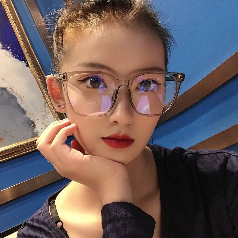 Anti-Blue Light Glasses  Eye Protective Computer Goggles Diopters -1.0 -1.5 -2.0 To -6.0