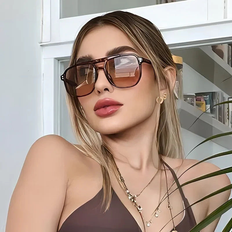 Vintage Square Sunglasses for Women UV400 Shades
