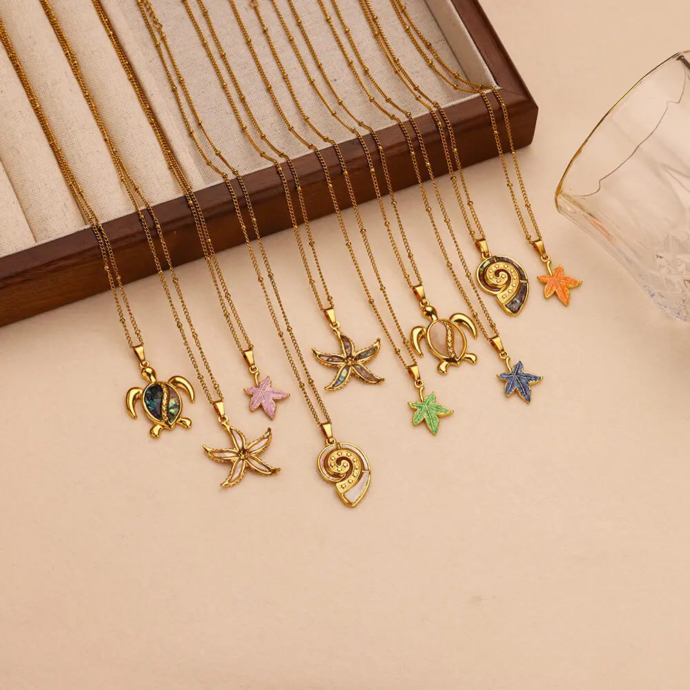 Stainless Steel Gold Plated Necklace