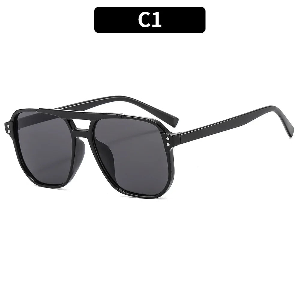 Vintage Square Sunglasses for Women UV400 Shades
