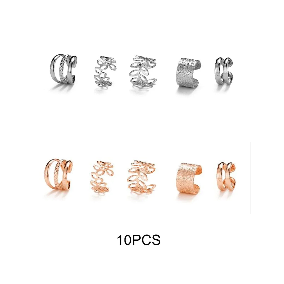 Ear Cuff, Non-Piercing Ear Clips Set