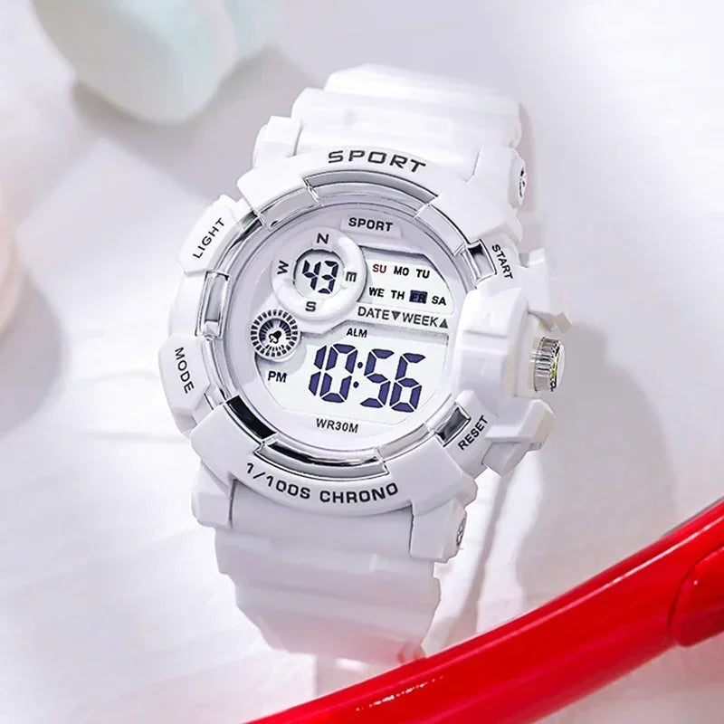 YIKAZE Waterproof Fashion Digital Sports Watch for Kids