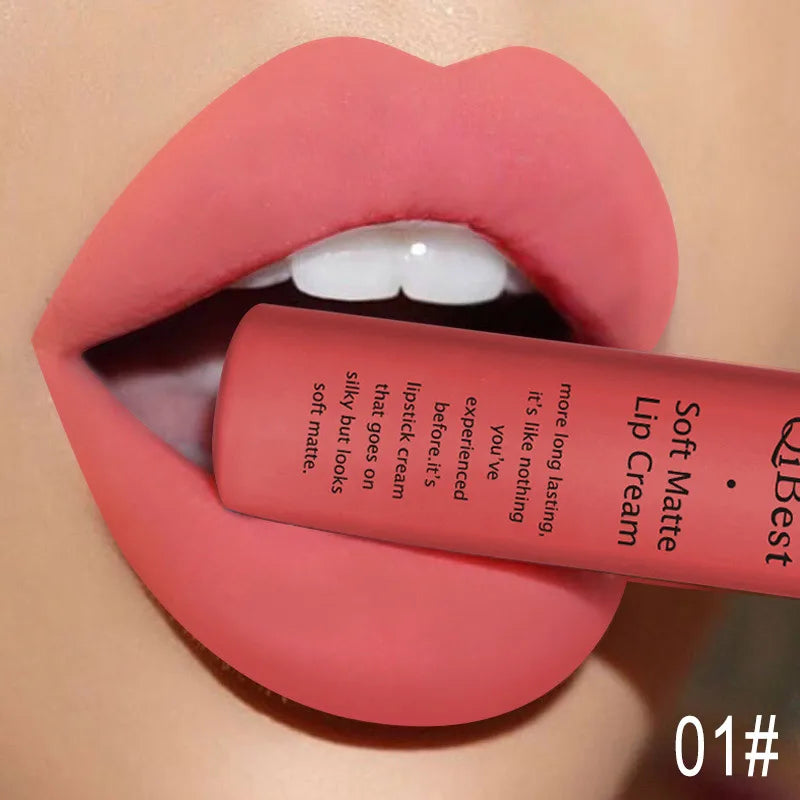 Nude Waterproof Matte Lip Gloss Liquid Lipstick/Lipgloss For Women