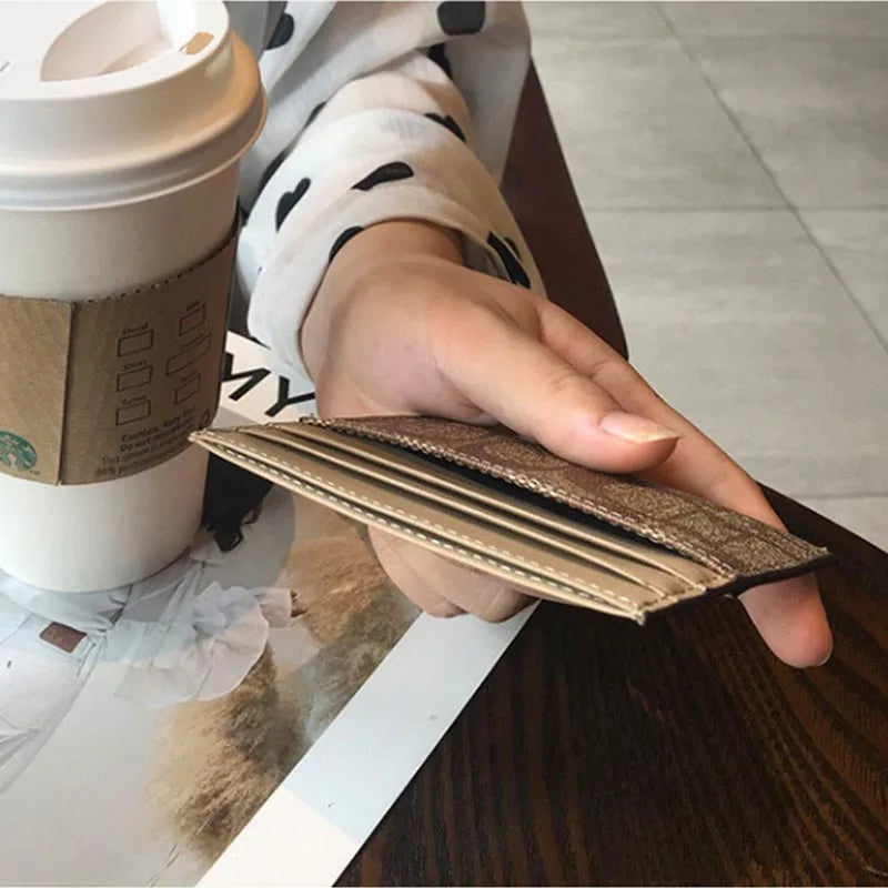 Card Holder PU Leather for Female