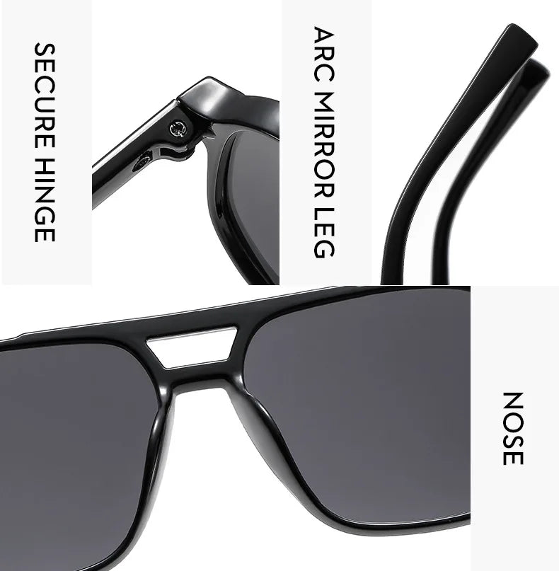 Vintage Square Sunglasses for Women UV400 Shades