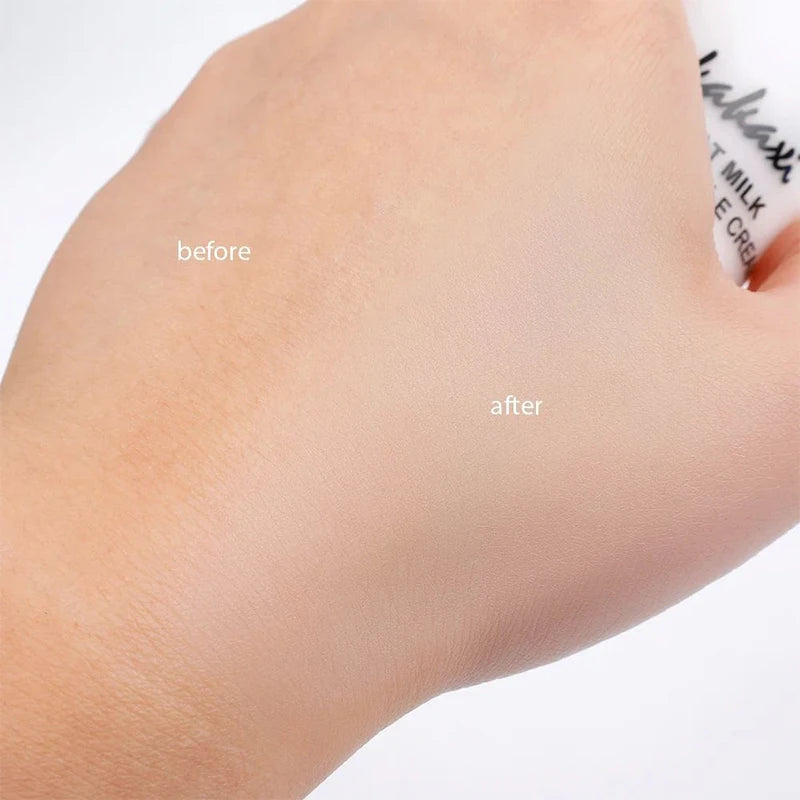 Long Lasting Goat Milk Liquid Acne Cover Korean Makeup