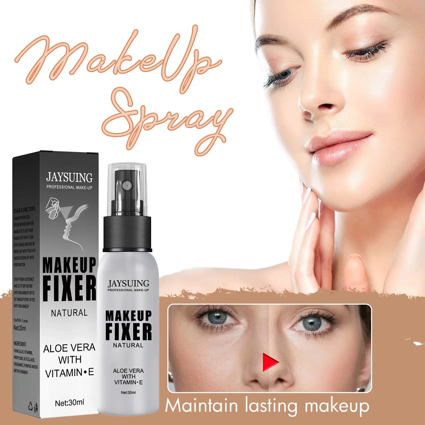 Makeup Setting Spray Matte Finish Long Lasting Lightweight & Waterproof