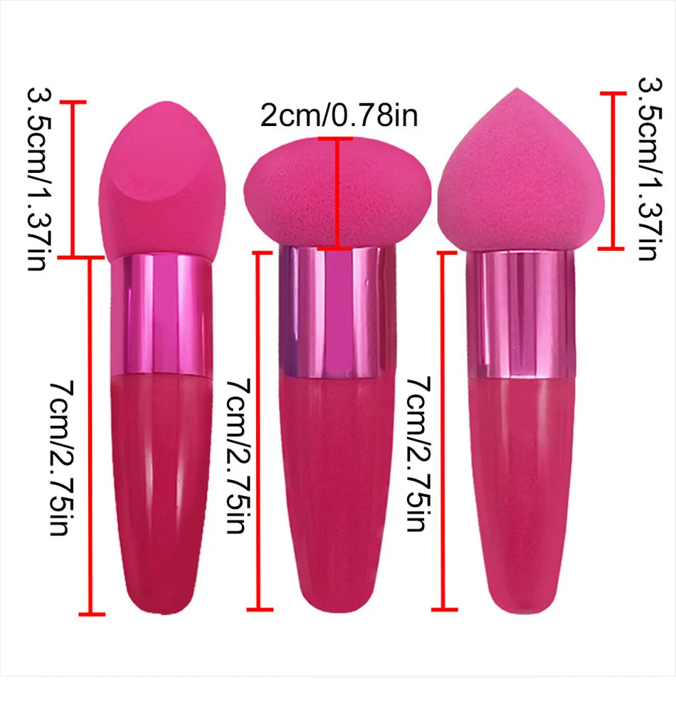 3Pcs/Set Cosmetic Puff/Sponge For Women Makeup