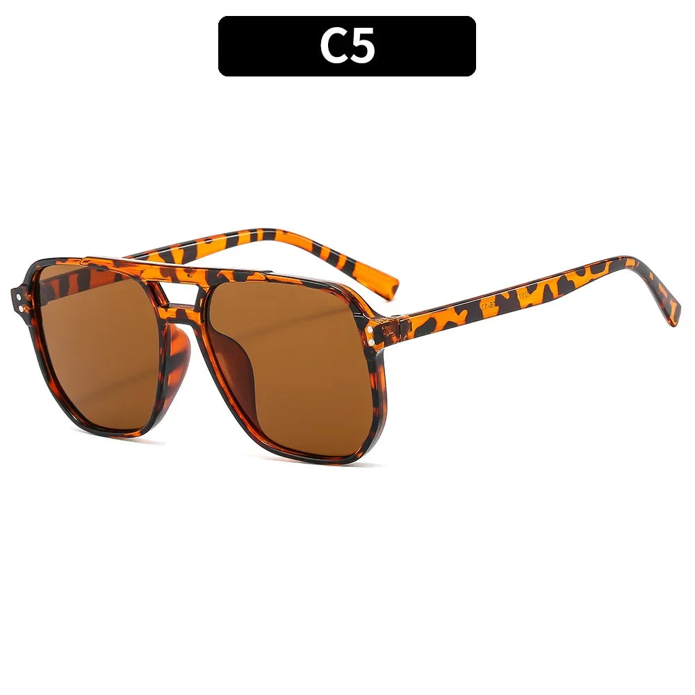 Vintage Square Sunglasses for Women UV400 Shades