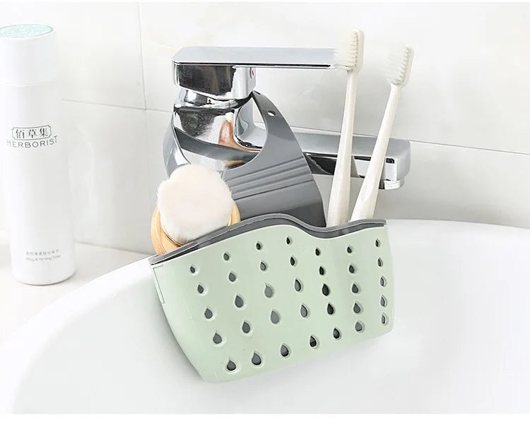 Kitchen Portable Hanging Drain Basket for Sponge & Soaps