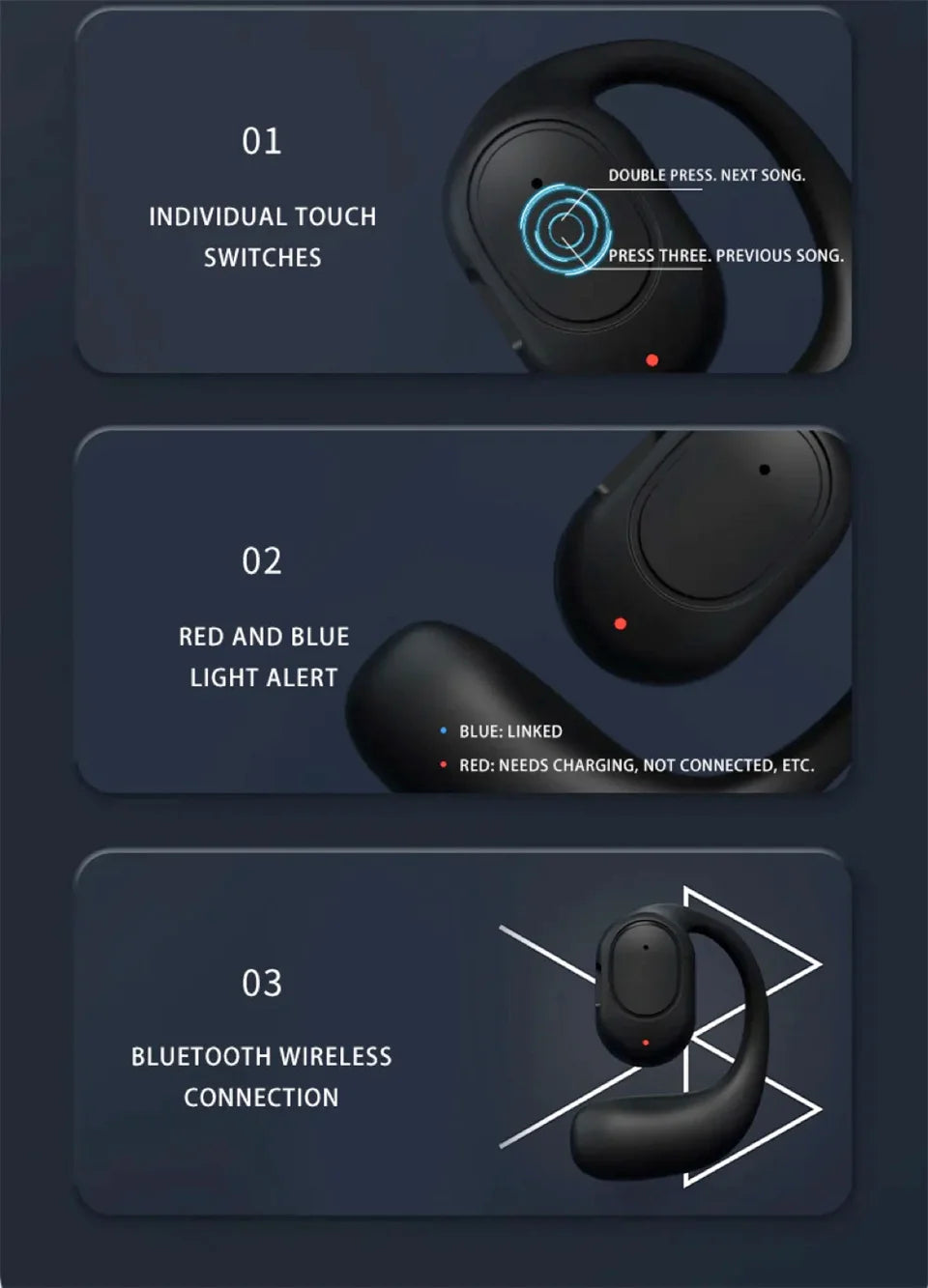 Bluetooth Headset With Microphone