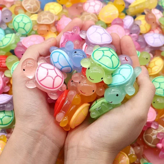 Cute Mini Luminous Glow in the Dark Turtle Ornaments