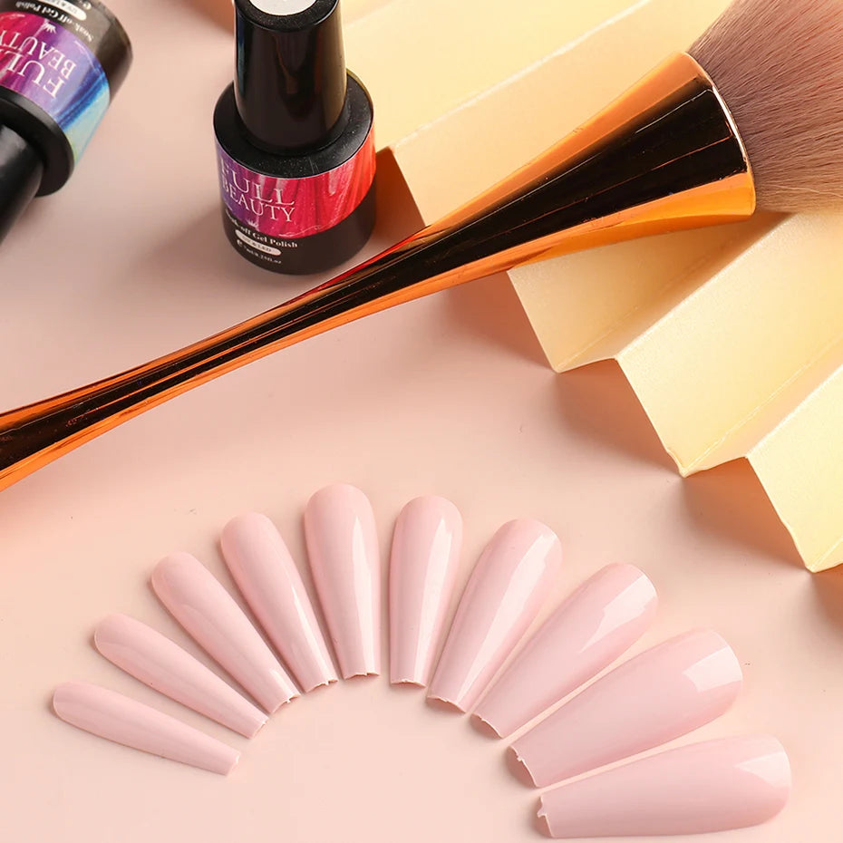 100pcs Press On Acrylic Coffin Extension Nails