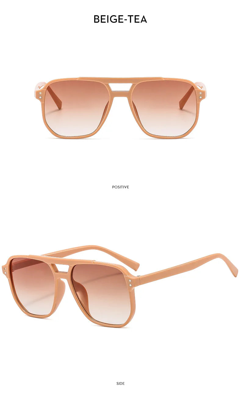 Vintage Square Sunglasses for Women UV400 Shades