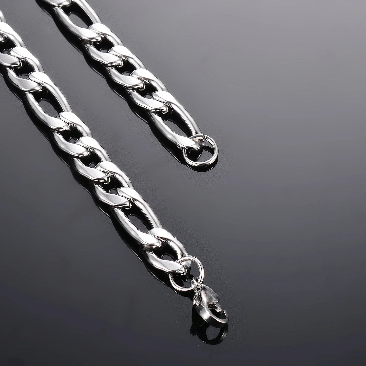 925 Sterling Long Silver Necklace with Clasp for Men & Women