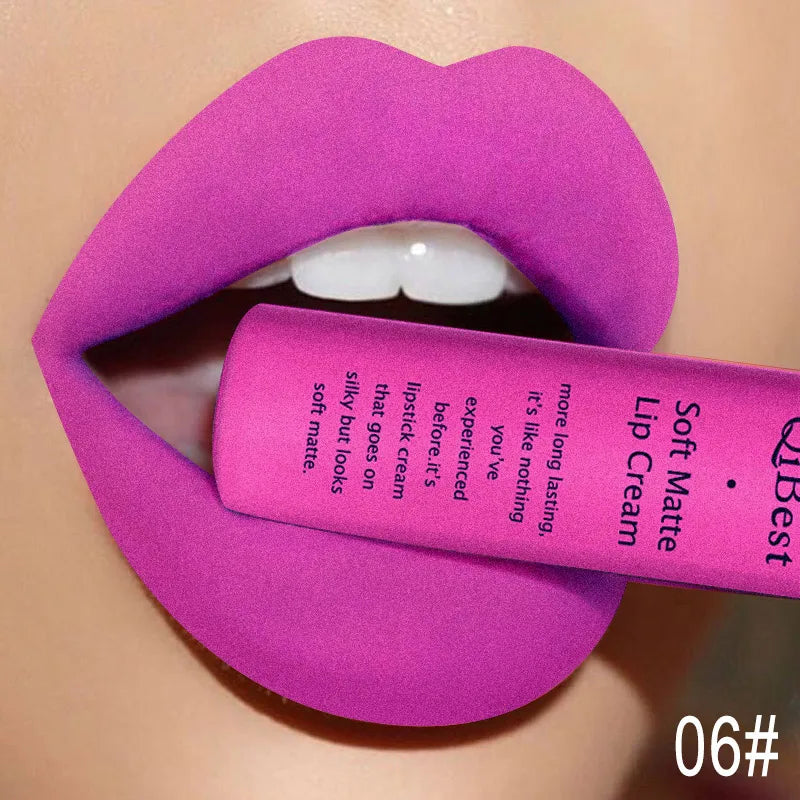 Nude Waterproof Matte Lip Gloss Liquid Lipstick/Lipgloss For Women