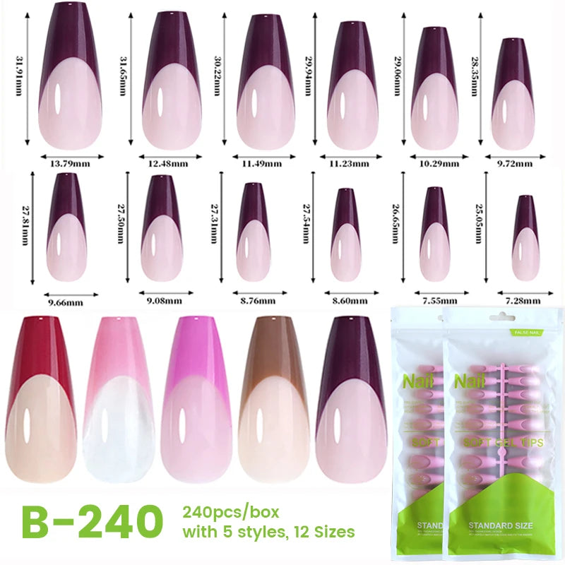 Acrylic Press On False Nails