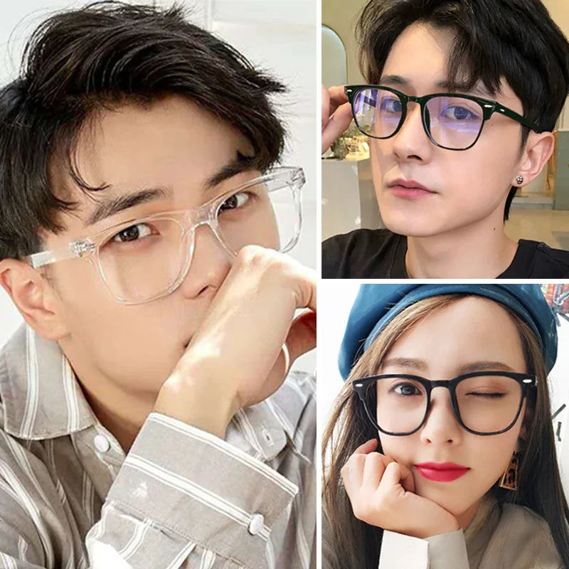 Transparent Black Eyeglasses For Shortsighted Man/Woman