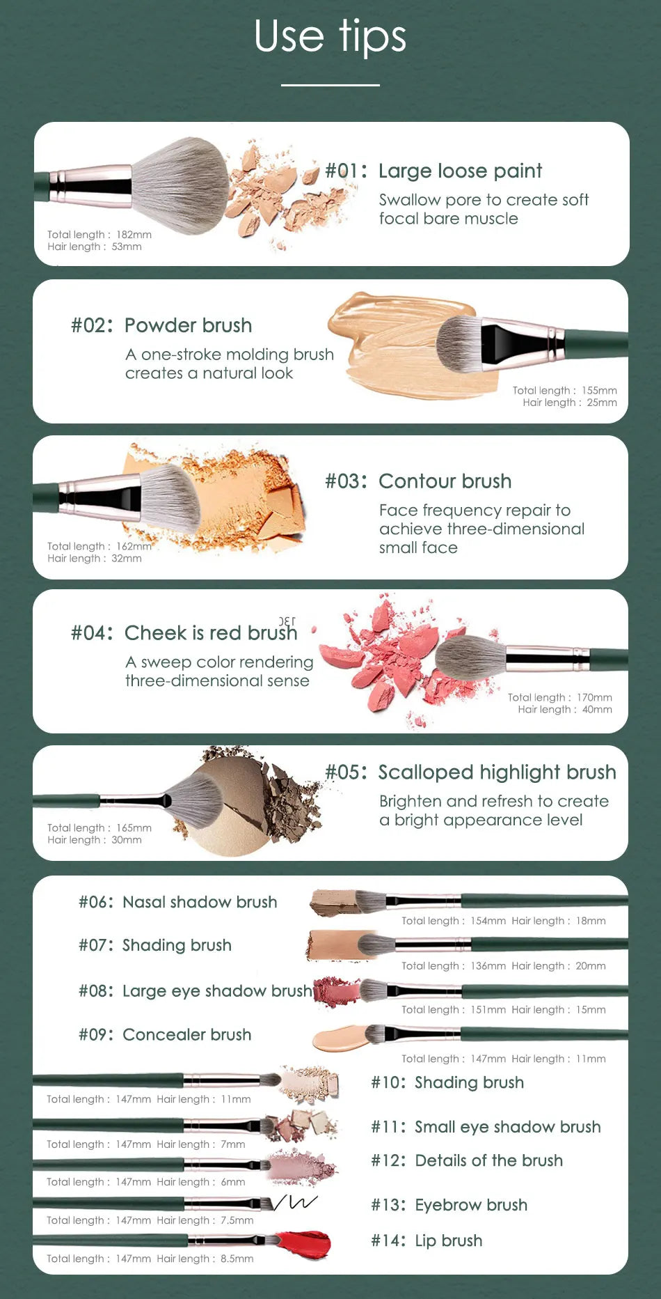 Beauty Make Up Brushes